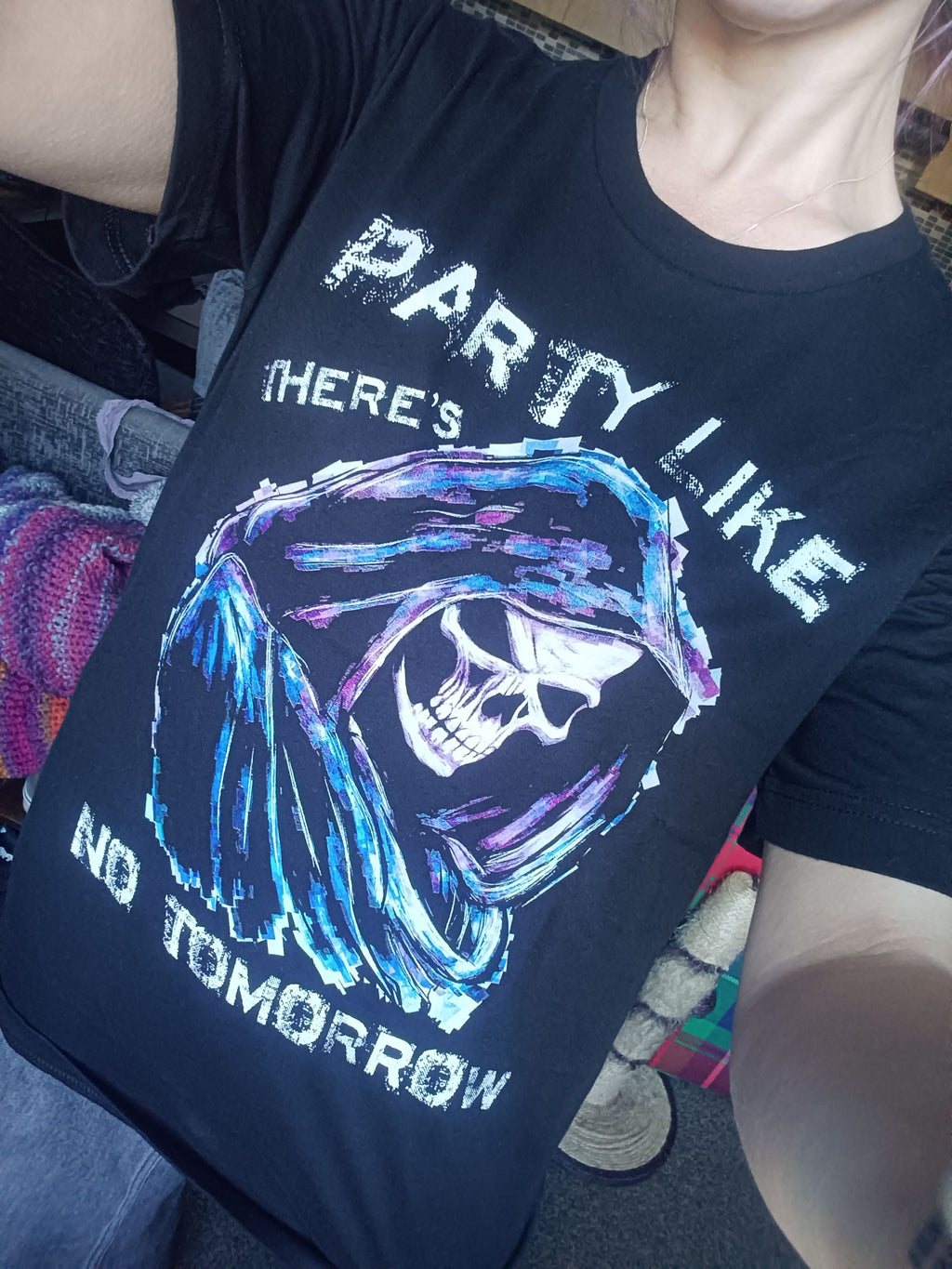 Party Like There's No Tomorrow - Grim Reaper - Men's T-shirt