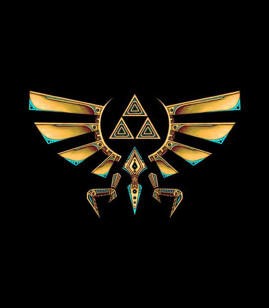 Ancient Tech - The Legend of Zelda Hyrule crest - Men's T-shirt