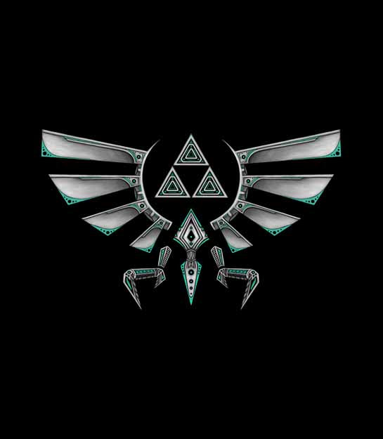 Ancient Tech - The Legend of Zelda Hyrule crest - Men's T-shirt