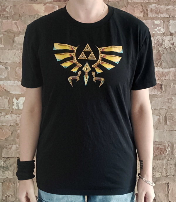 Ancient Tech - The Legend of Zelda Hyrule crest - Men's T-shirt